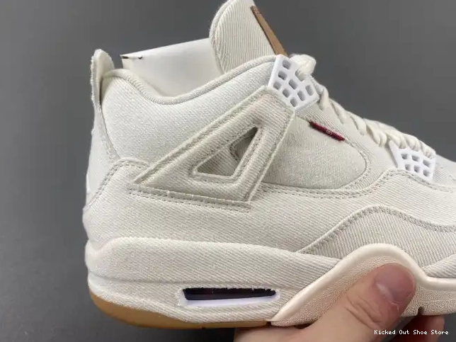 Kick Theory x Air AO2571-100 4 'White' Jordan Levi's 0519
